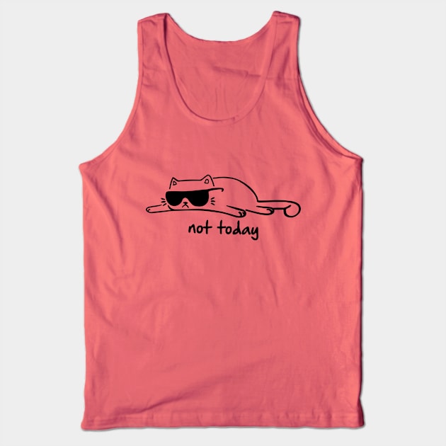 Chillin cat Tank Top by awesome98